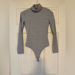 Aritzia Contour Light Gray Bodysuit